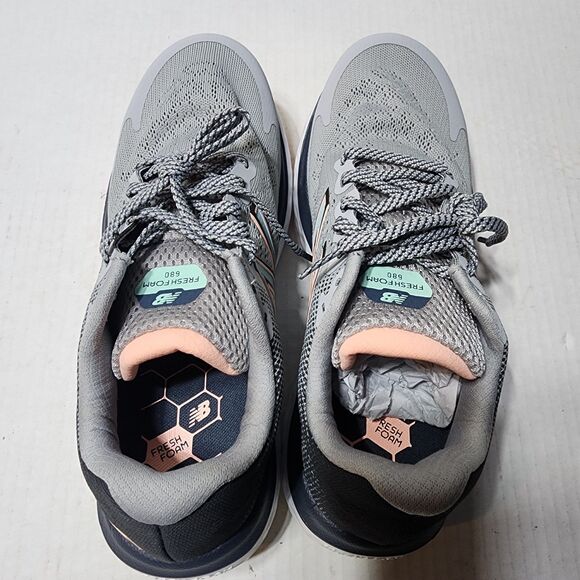 New Balance W680LG7 Women Running Shoes Gray Size 8 - Picture 10 of 14